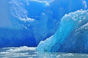 Blue icebergs